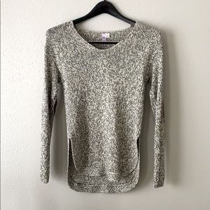 Sweater with elbow patches